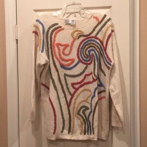 Vintage Jason Maxwell silk/angora blend sweater